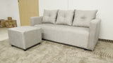 Sarah Reversible Fabric Sofa Affordahome