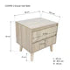 Blowout Sale - Cooper 2-Drawer Side Table AF Home