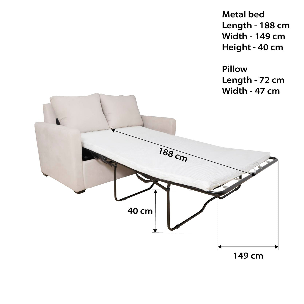 ARMANDO Sofa Bed Furnigo