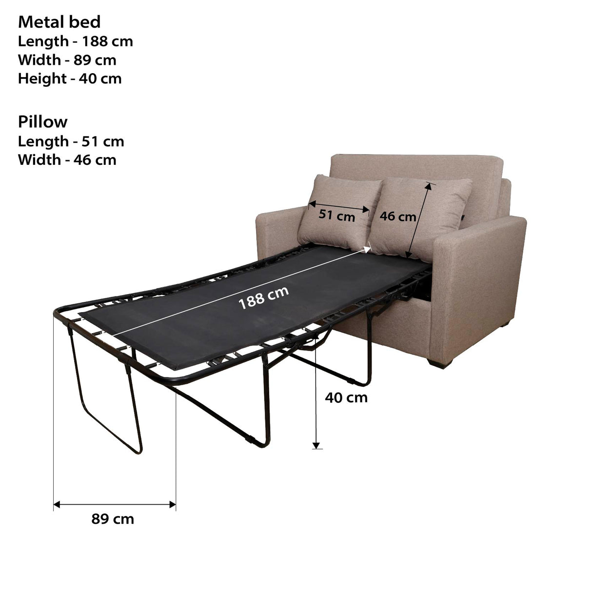 ARMANDO Sofa Bed Furnigo