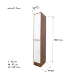 Mabel 2 Door Cabinet Affordahome