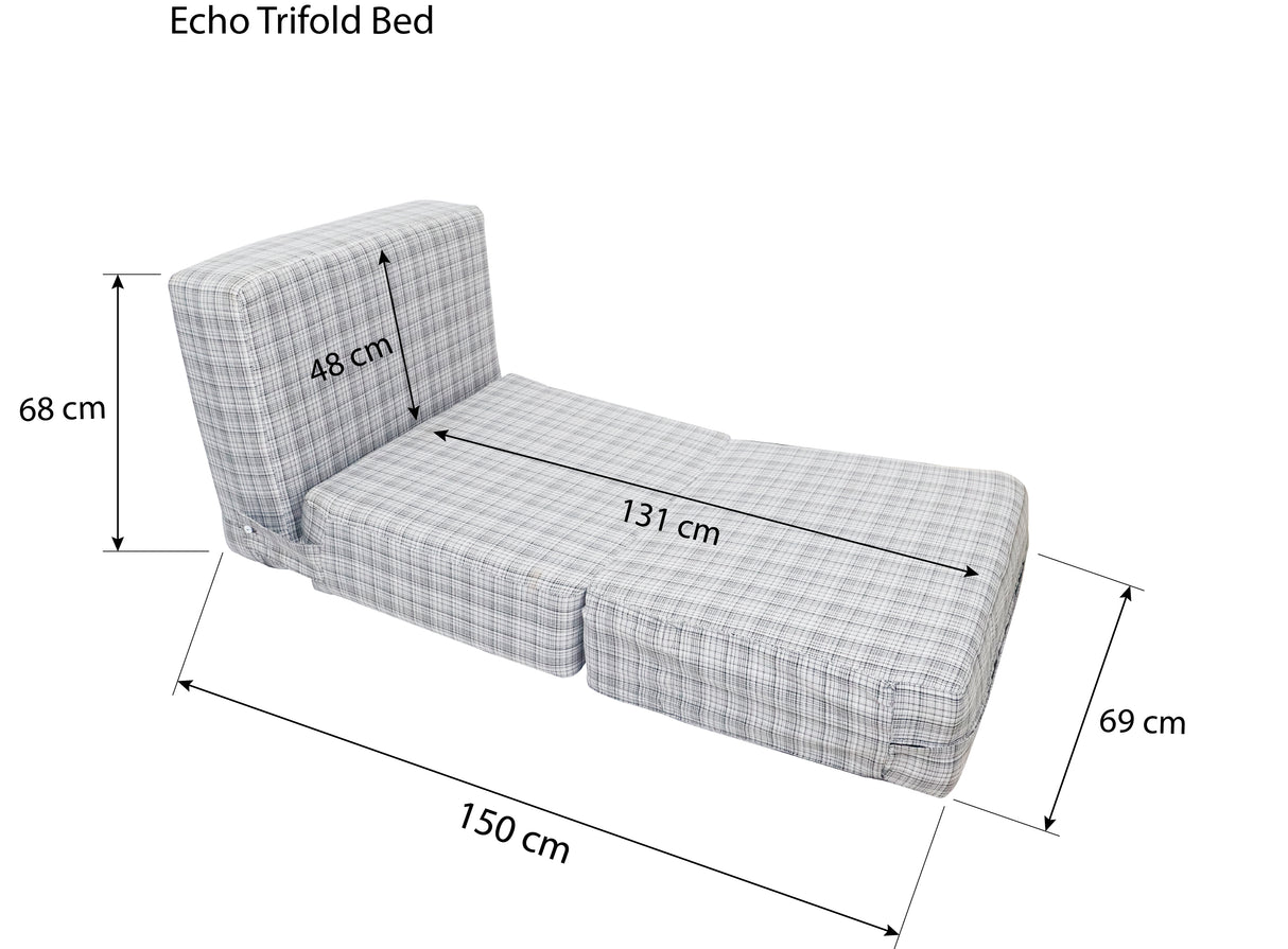 ECHO Trifold Sofa Bed Astro Foam