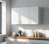 Misty Kitchen Hanging Cabinet V2 (3 Door) Affordahome Furniture