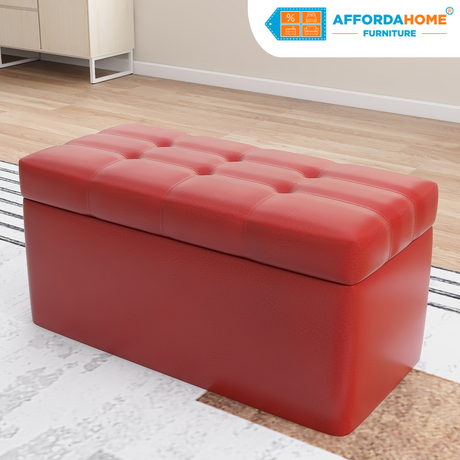 MANIA Storage Ottoman Box (DOUBLE) Affordahome