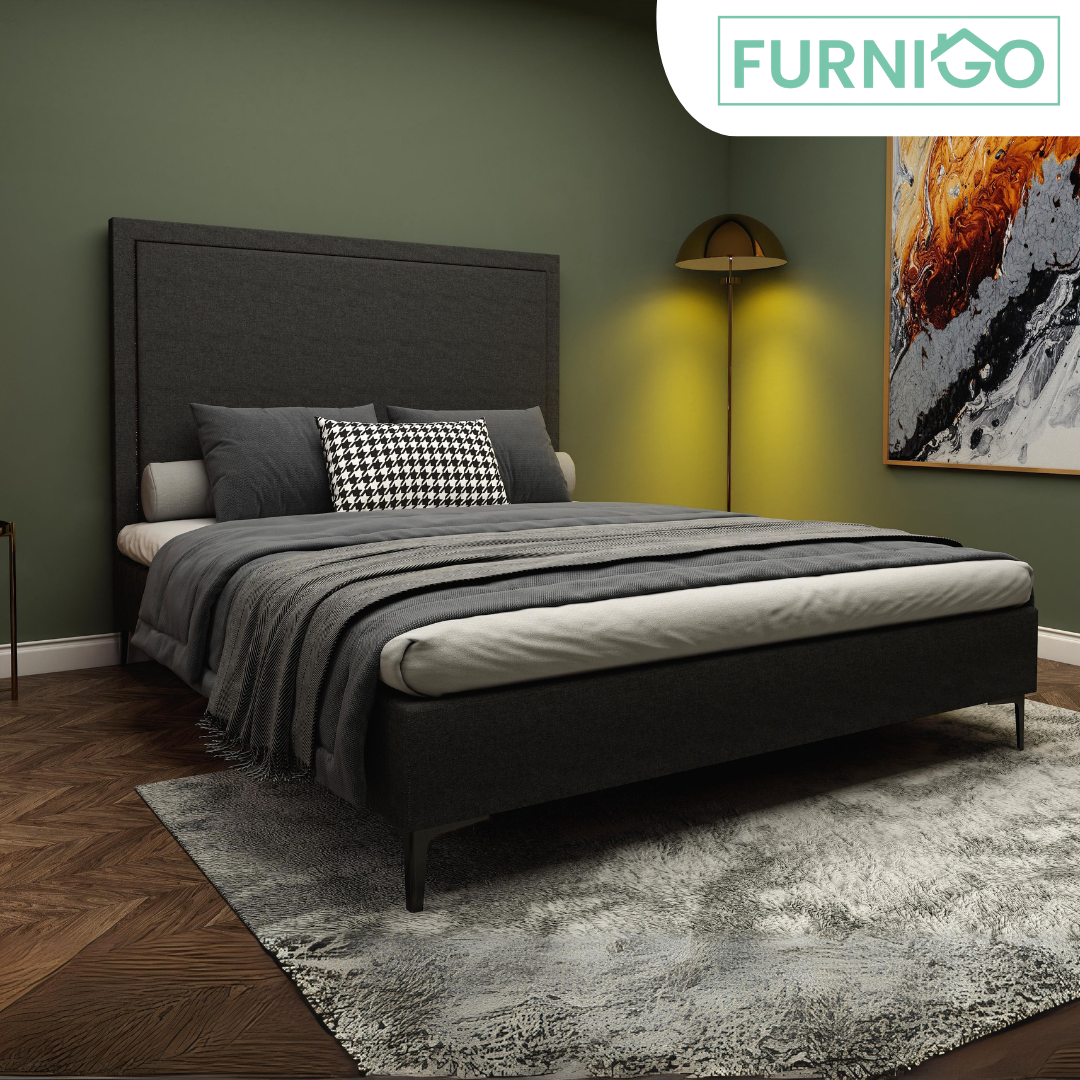 MARY Upholstered Bed Frame Furnigo