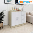 Blowout Sale - Mercy Kitchen Cabinet 2-Door; 3-Drawer AF Home