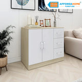 Blowout Sale - Mercy Kitchen Cabinet 2-Door; 3-Drawer AF Home
