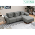 MICAH L-Shape Fabric Sofa Furnigo