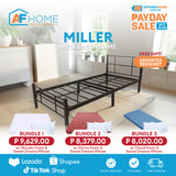 MILLER Metal Bed Frame | FREE ASSORTED BEDSHEET | Payday Sale Affordahome