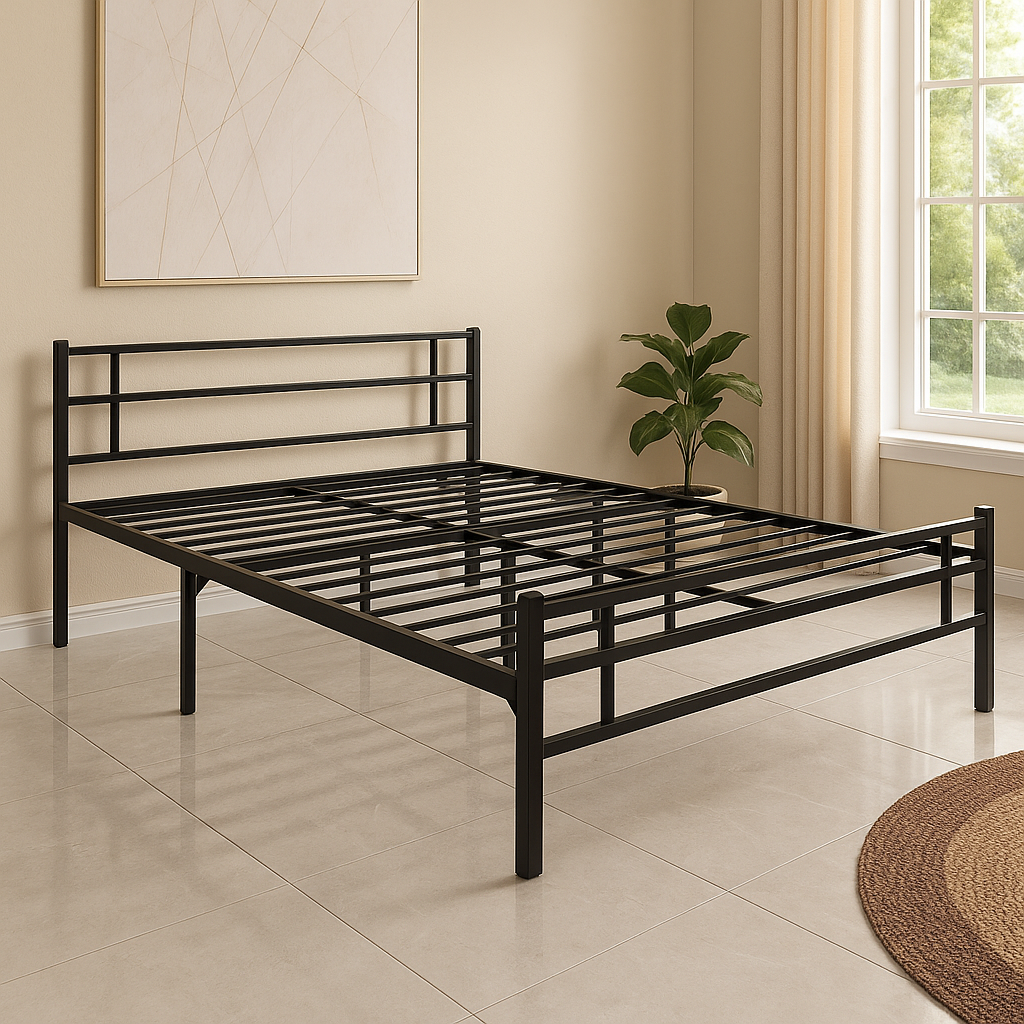 MILLER Metal Bed Frame Affordahome