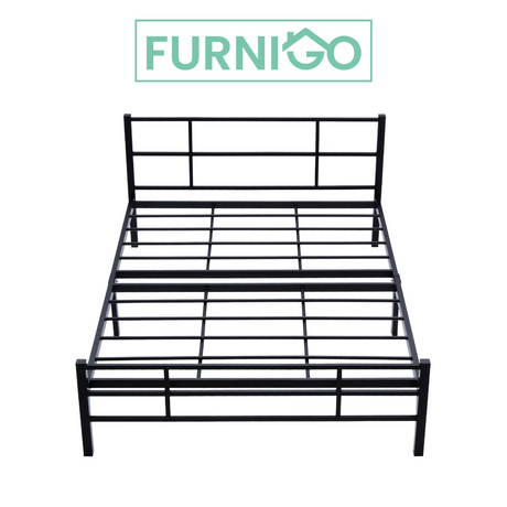 MILLER Metal Bed Frame Furnigo