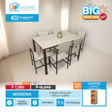 MODENA Dining Set w/o cushion | FREE CUCKOO BOOKSHELF | BIG YEAR-END SALE Affordahome