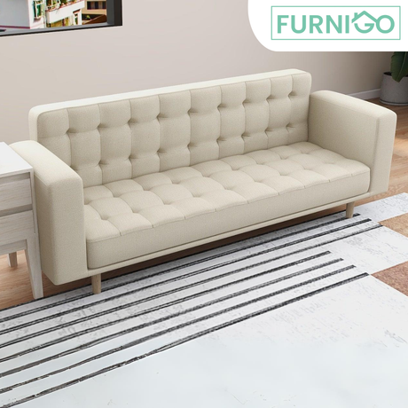 MORGAN Convertible Fabric Sofabed Furnigo