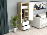 Bret 2 Door Wardrobe with Drawer Affordahome