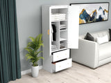 Bret 2 Door Wardrobe with Drawer Affordahome