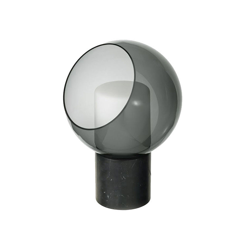 Milano Glow - Artek - N126 - Post-Modern Marble and Glass Table Lamp with Creative Designer Style, Elegant Ambient Lighting for Light Luxury Interiors - Living Room / Bedroom / Bedside Milano
