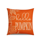 Looma Spooka - Halloween Skull, Pumpkin & Cat Pillow Cover | Spooky Decorative Cushion - Sofa & Living Room Looma