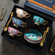 CUPURA Yaro - Elegant Coffee Cup & Saucer Set - Aesthetic Afternoon Tea Gift for Her with Box CUPURA