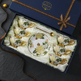 CUPURA Xeno - Designer European Ceramic Coffee Cup & Tea Set - Elegant British Afternoon Tea Collection CUPURA