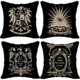 Looma Chris - Nordic Halloween & Christmas Ghost Cartoon Pillow Cover – Funny Day of the Dead Festival Cushion Case for Home Decor - Living Room, Bedroom, Kids Room, Sofa Area Looma