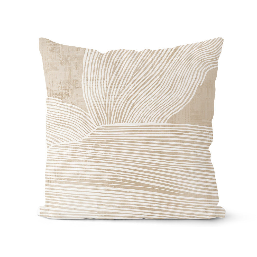 Looma Snuzu - Black & White Geometric Print Pillowcase – Modern Decorative Cushion for Sofa Living Room & Bedside Styling - Living Room, Bedroom, Sofa Area Looma