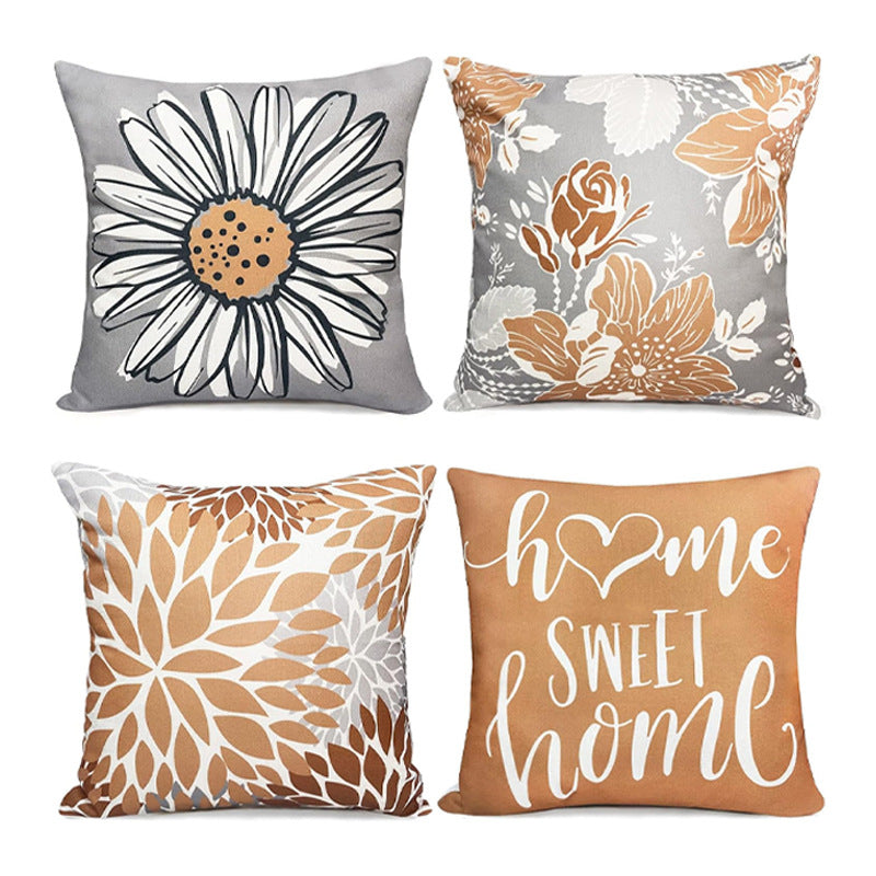 Looma Ryi - Modern Bohemian Striped Letter Pillow Cover – Farmhouse Style Cushion for Living Room Sofa Decor | Direct Manufacturer - Living Room, Bedroom, Sofa Area Looma