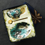 CUPURA Zuno - European Coffee Cup & Saucer Set - Elegant Afternoon Tea Set with Custom Logo Option CUPURA
