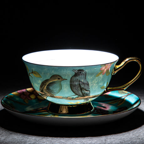 CUPURA Yaro - Elegant Coffee Cup & Saucer Set - Aesthetic Afternoon Tea Gift for Her with Box CUPURA