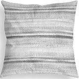 Looma Mono - Black & White Abstract Linen Pillow Cover – Minimalist Line Art Cushion Case - W0060 - Sofa, Living Room & Office Decor Looma
