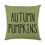 Looma Pumpkina - Halloween Pumpkin Pillow Cover with Maple Leaf & Bicycle Design | Decorative Cushion - Sofa, Bedroom & Home Looma