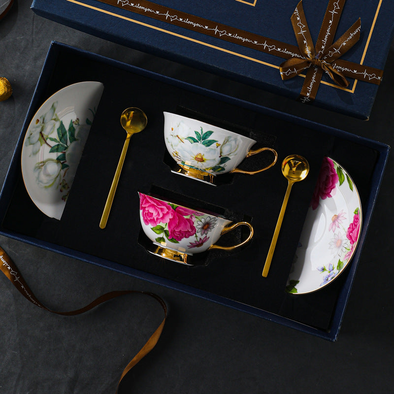 Coffee Cup Exquisite Cup and Saucer Tea Set SPRM1600000017