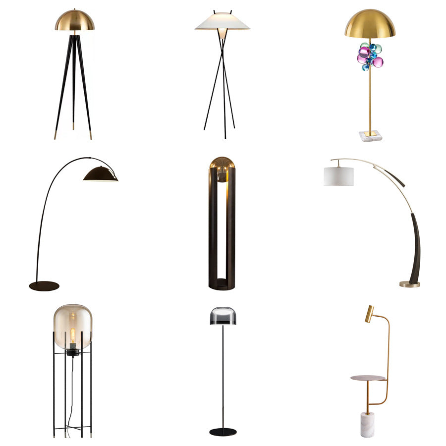 Milano Glow - Arixa - NL126 - Nordic Modern Floor Lamp with Built-in Storage, Simple Designer Lighting for Functional and Stylish Spaces - Living Room / Bedroom / Bedside / Study Milano