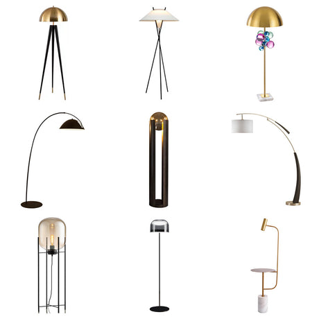 Milano Glow - Arixa - NL126 - Nordic Modern Floor Lamp with Built-in Storage, Simple Designer Lighting for Functional and Stylish Spaces - Living Room / Bedroom / Bedside / Study Milano