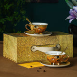 Ceramic Bone Coffee Cup and Saucer Tea Set SPRM1600000032