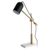 Milano Glow - Aelix - N125 Combination - Modern Natural Marble and Glass Table Lamp with Minimalist Designer Style, Soft Ambient Lighting for Elegant and Functional Spaces - Living Room / Bedroom / Bedside / Hotel / Project / Office Milano