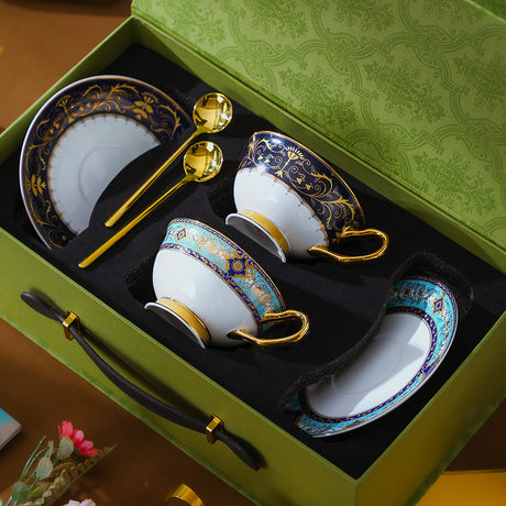 Ceramic Bone Coffee Cup and Saucer Tea Set SPRM1600000035