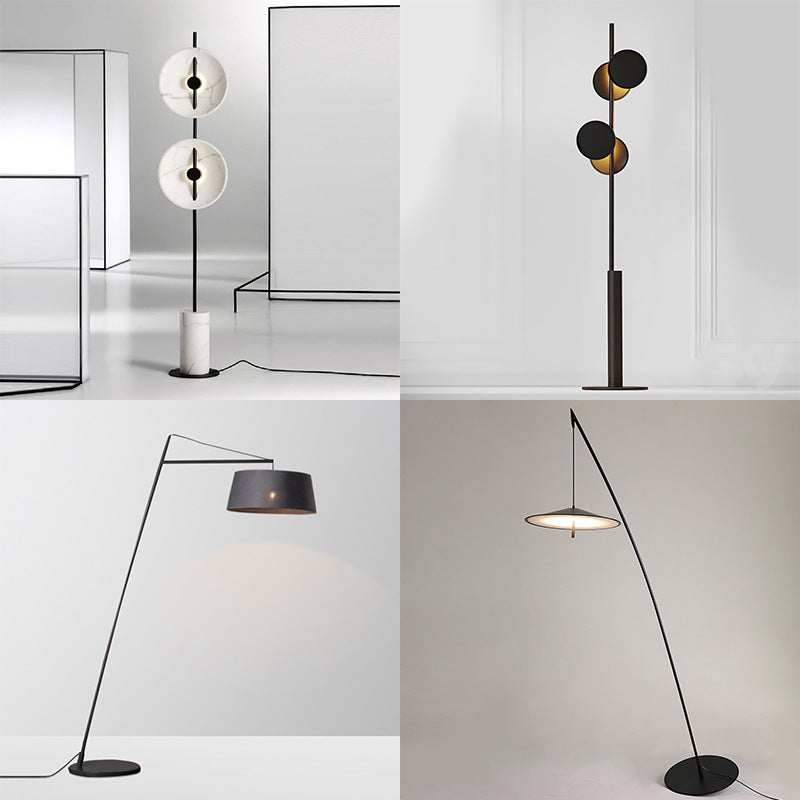 Milano Glow - Arixa - NL126 - Nordic Modern Floor Lamp with Built-in Storage, Simple Designer Lighting for Functional and Stylish Spaces - Living Room / Bedroom / Bedside / Study Milano