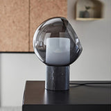 Milano Glow - Artek - N126 - Post-Modern Marble and Glass Table Lamp with Creative Designer Style, Elegant Ambient Lighting for Light Luxury Interiors - Living Room / Bedroom / Bedside Milano