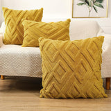 Looma Pilloft - Scandinavian Solid Color Geometric Pillow Cover – Modern Square Cushion for Living Room Sofa & Office Backrest - Living Room, Office, Sofa Area Looma