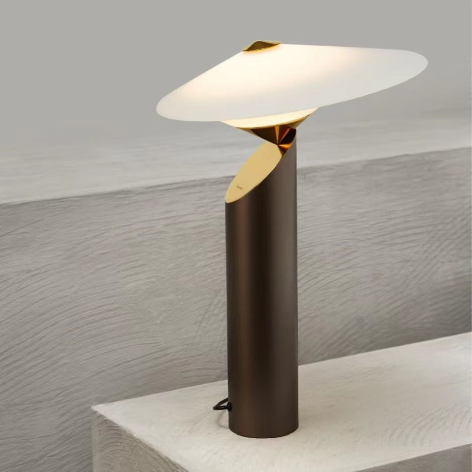 Milano Glow - Axiom - N416 - Nordic Simple Hat Table Lamp with Creative Designer Style, Soft Ambient Lighting for Modern and Elegant Spaces - Living Room / Bedroom / Bedside / Hotel Milano