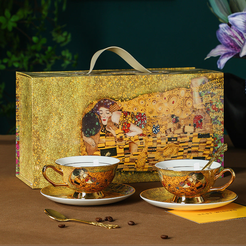 Ceramic Bone Coffee Cup and Saucer Tea Set SPRM1600000032