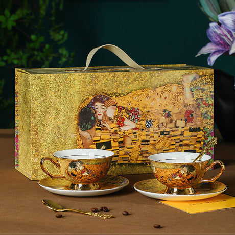 CUPURA Veno - Curated Vintage European Coffee Cup & Tea Set - Elegant Gift Box Collection CUPURA