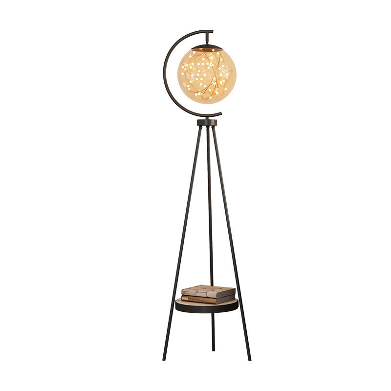 Milano Glow - Arixa - NL126 - Nordic Modern Floor Lamp with Built-in Storage, Simple Designer Lighting for Functional and Stylish Spaces - Living Room / Bedroom / Bedside / Study Milano