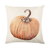 Looma Pumpkina - Halloween Pumpkin Pillow Cover with Maple Leaf & Bicycle Design | Decorative Cushion - Sofa, Bedroom & Home Looma