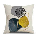 Looma Velora - Morandi Abstract Linen Pillow Cover – Soft Neutral Cushion Case - Sofa, Bed & Modern Home Decor Looma