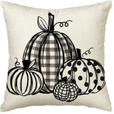 Looma Mono - Black & White Abstract Linen Pillow Cover – Minimalist Line Art Cushion Case - W0060 - Sofa, Living Room & Office Decor Looma