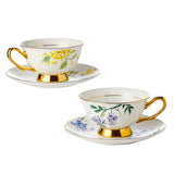 CUPURA Wiro - European Coffee Cup & Saucer - Elegant British Afternoon Tea Set, Premium Gift Souvenir CUPURA