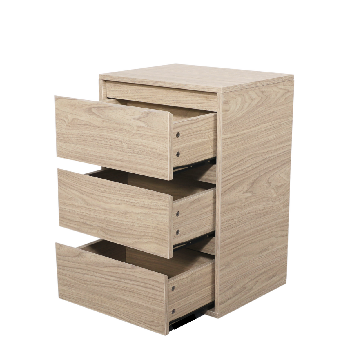 NAOMI 3-Drawer Side Table Affordahome