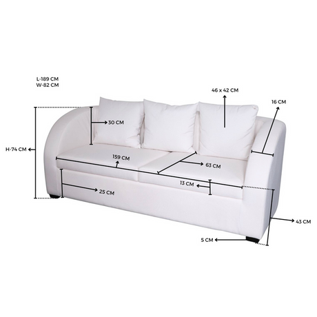 GUMI Fabric Sofa Affordahome