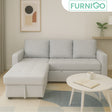 DARCY Sofabed with Storage Chaise Furnigo